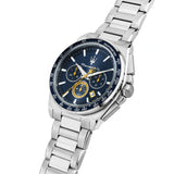 Maserati Velocità Chronograph Blue Dial Silver Steel Strap Watch for Men - R8873652001 Authentic Buy Shop Now