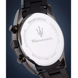 Maserati Attrazione Chronograph Blue Dial Grey Steel Strap Watch for Men - R8853151012 Authentic Buy Shop Now