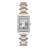 Emporio Armani Genni Mother of Pearl Dial Two Tone Steel Strap Watch for Women - AR11626 Buy Now By Emporio Armani