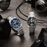 Seiko 5 Sports SKX Street Stonewash Black Dial Silver Steel Strap Watch for Men - SRPL79K1 Authentic Buy Shop Now