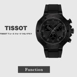 Tissot T-Race Chronograph Black Dial Black Rubber Strap Watch for Men - T141.417.37.061.00 Buy Now By Tissot