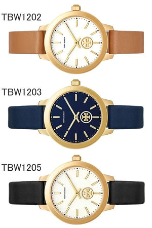 Tory Burch Collins Quartz White Dial Brown Leather Strap Watch for Women - TBW1202 Buy Now By Tory Burch