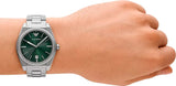Emporio Armani Frederico Analog Green Dial Silver Steel Strap Watch for Men - AR11621 Buy Now By Emporio Armani