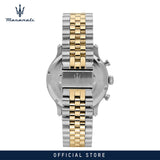 Maserati Epoca Chronograph Blue Dial Two Tone Steel Strap Watch for Men - R8873618030 Authentic Buy Shop Now