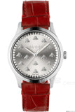 Gucci G Timeless Quartz Silver Dial Maroon Leather Strap Watch for Women - YA1265057 Authentic Buy Shop Now