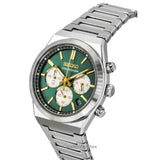 Seiko Sport Conceptual Chronograph Green Dial Silver Steel Strap Watch for Men - SSB461P1 Authentic Buy Shop Now