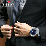 Tissot T-Sport Gent XL Blue Dial Silver Steel Strap Watch for Men - T116.410.11.047.00 Authentic Buy Shop Now