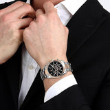 Maserati Attrazione Chronograph Black Dial Two Tone Steel Strap Watch for Men - R8853151002 Authentic Buy Shop Now