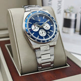 Maserati Velocità Chronograph Blue Dial Silver Steel Strap Watch for Men - R8873652005 Authentic Buy Shop Now