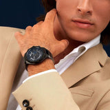 Maserati Stile Skeleton Chronograph Blue Dial Grey Steel Strap Watch for Men - R8873642012 Authentic Buy Shop Now