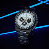 Maserati Velocità Chronograph Blue Dial Black Steel Strap Watch for Men - R8873652004 Authentic Buy Shop Now
