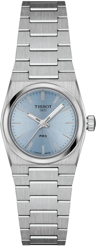 Tissot PRX Quartz Ice Blue Dial Silver Steel Strap Watch for Women - T137.010.11.351.00 Authentic Buy Shop Now