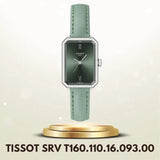 Tissot SRV Green Dial Green Leather Strap Watch for Women - T160.110.16.093.00 Authentic Buy Shop Now