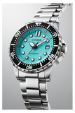 Citizen Mechanical Automatic Turquoise Dial Silver Steel Strap Watch for Men - NJ0170-83X Buy Now By Citizen