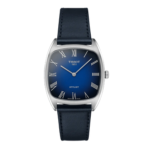 Tissot Stylist Quartz Blue Dial Blue Leather Strap Watch for Men - T159.909.16.043.00 Authentic Buy Shop Now