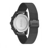 Hugo Boss Skytraveller Chronograph Black Dial Black Mesh Strap Watch for Men - 1514150 Buy Now By Hugo Boss