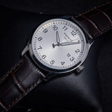 Tissot T-Sport Gent XL Silver Dial Brown Leather Strap Watch for Men - T116.410.16.037.00 Authentic Buy Shop Now
