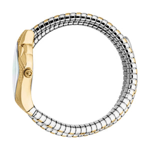 Just Cavalli Aurela Silver Dial Two Tone Steel Strap Watch for Women - JC1L374M0055 Authentic Buy Shop Now