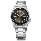 Seiko 5 Sports SKX Street Stonewash Black Dial Silver Steel Strap Watch for Men - SRPL79K1 Authentic Buy Shop Now