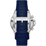 Emporio Armani World Explorer Chronograph Blue Dial Blue Nylon Strap Watch for Men - AR11588 Buy Now By Emporio Armani