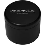 Emporio Armani Sea Explorer Black Dial Two Tone Steel Strap Watch for Men - AR60089 Buy Now By Emporio Armani