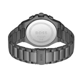 Hugo Boss Taper Chronograph Black Dial Black Steel Strap Watch for Men - 1514090 Authentic Buy Shop Now
