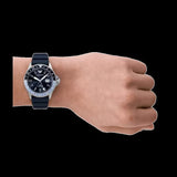 Emporio Armani World Explorer GMT Blue Dial Blue Rubber Strap Watch for Men - AR11592 Buy Now By Emporio Armani