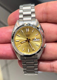 Seiko 5 Sports Automatic Gold Dial Silver Steel Strap Watch for Men - SRPL59K1 Authentic Buy Shop Now