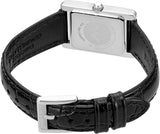 Emporio Armani Two Hand Crystals Silver Dial Black Leather Strap Watch for Women - AR11623 Buy Now By Emporio Armani