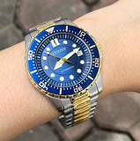 Citizen Mechanical Automatic Blue Dial Two Tone Steel Strap Watch for Men - NJ0174-82L Buy Now By Citizen