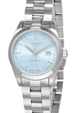 Tissot PR 100 Ice Blue Dial Silver Steel Strap Watch for Men - T150.410.11.351.00 Authentic Buy Shop Now