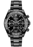 Hugo Boss Hero 2.0 Chronograph Black Dial Black Steel Strap Watch for Men - 1514271 Authentic Buy Shop Now