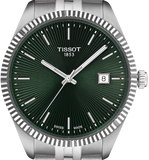 Tissot Ballade Quartz Green Dial Silver Steel Strap Watch for Men - T156.410.11.091.00 Authentic Buy Shop Now