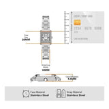 Emporio Armani Genni Analog Mother of Pearl Dial Silver Steel Strap Watch for Women - AR11662 Buy Now By Emporio Armani