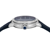 Emporio Armani Mia Moonphase Blue Dial Blue Leather Strap Watch for Women - AR11629 Buy Now By Emporio Armani