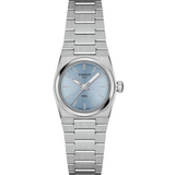 Tissot PRX Quartz Ice Blue Dial Silver Steel Strap Watch for Women - T137.010.11.351.00 Authentic Buy Shop Now