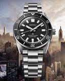 Seiko Prospex 1965 Heritage Divers Automatic Black Dial Silver Steel Strap Watch for Men - SPB453J1 Authentic Buy Shop Now