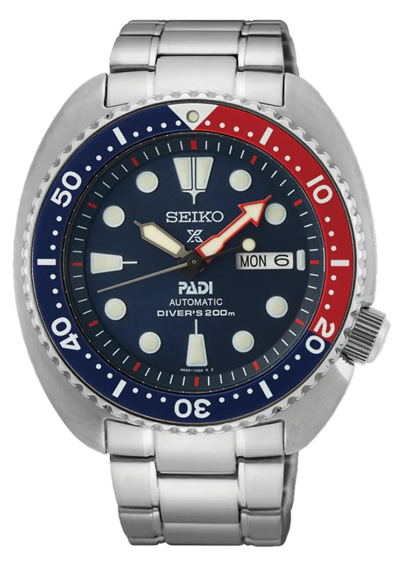 Seiko Prospex Sea Padi Blue Dial Silver Steel Strap Watch for Men - SRPE99K1 Authentic Buy Shop Now