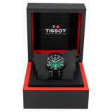 Tissot Tissot Seastar 1000 Quartz Green Dial Black Steel Strap Watch for Men - T120.410.33.091.00 Authentic Buy Shop Now