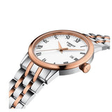 Tissot T Classic Dream Quartz White Dial Two Tone Steel Strap Watch for Men - T129.410.22.013.00 Authentic Buy Shop Now