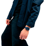 D1 Milano Ultra Thin Midnight Dial Blue Steel Strap Watch for Men- D1-UTBJ21 Authentic Buy Shop Now