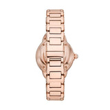 Emporio Armani Mia Meccanico Mother of Pearl Dial Rose Gold Steel Strap Watch for Women - AR60072 Buy Now By Emporio Armani