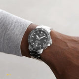 Tissot Seastar 1000 Powermatic 80 Grey Dial Silver Steel Strap Watch for Men - T120.407.11.081.01 Authentic Buy Shop Now