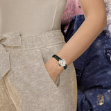 Tissot Bellissima Small Lady Mother of Pearl Dial Green Leather Strap Watch for Women - T126.010.16.113.02 Authentic Buy Shop Now