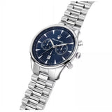 Maserati Tradizione Chronograph Blue Dial Silver Steel Strap Watch for Men - R8873646005 Authentic Buy Shop Now
