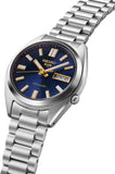Seiko 5 Sports Automatic Blue Dial Silver Steel Strap Watch for Men - SRPL55K1 Authentic Buy Shop Now