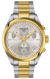 Tissot PR 100 Chronograph Silver Dial Two Tone Steel Strap Watch for Men - T150.417.22.031.00 Authentic Buy Shop Now