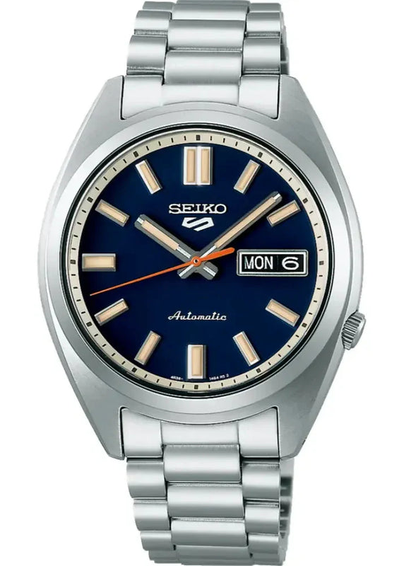 Seiko 5 Sports SNXS Automatic Blue Dial Silver Steel Strap Watch for Men - SRPK87K1 Buy Now By Seiko
