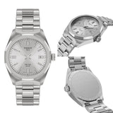 Tissot PRC 100 Solar Quartz Silver Dial Silver Steel Strap Watch for Men - T151.422.11.031.00 Authentic Buy Shop Now
