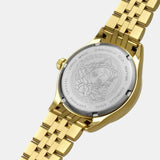 Versace Hellenyium Quartz Black Dial Gold Steel Strap Watch for Women - VE2S00622 Buy Now By Versace